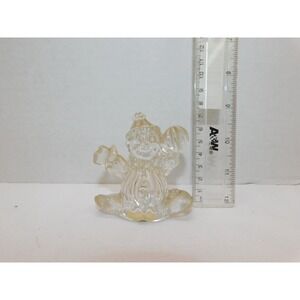Princess House Lead Crystal Treasures Figurine Rocking Circus Clown Germany 24%